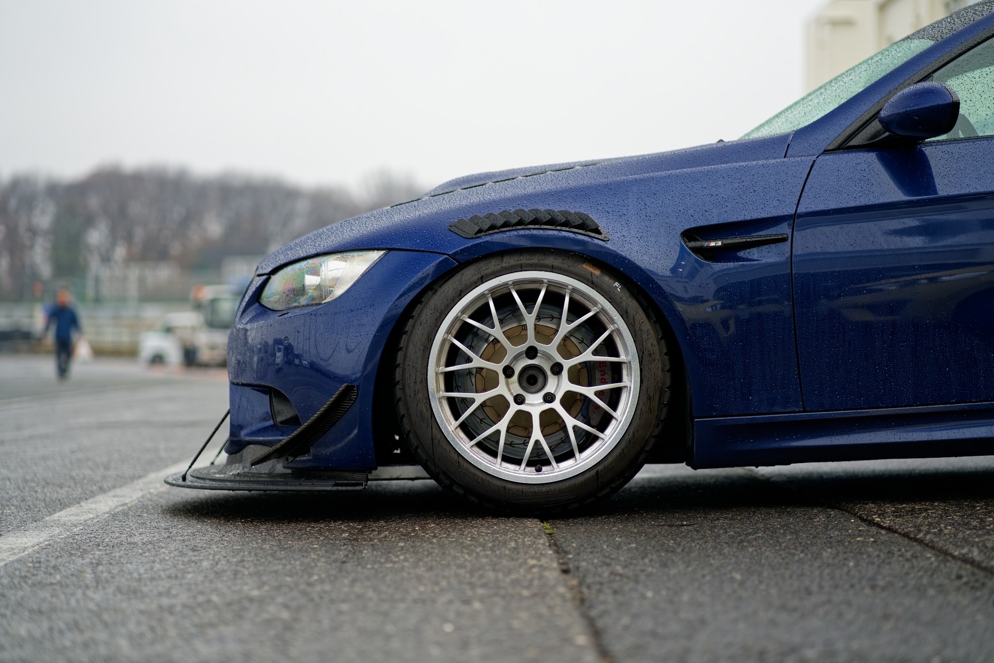 雨のAttack走行会。冬の筑波なのにとても静かでゆったりした贅沢走行会でした